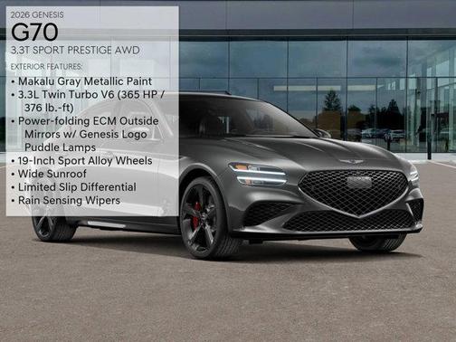 2026 Genesis G70 3.3T AWD Sport Prestige