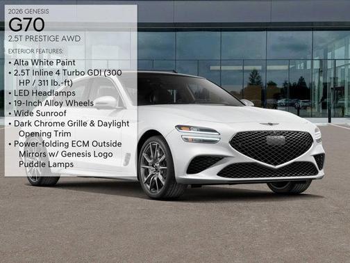 2026 Genesis G70 2.5T AWD Prestige