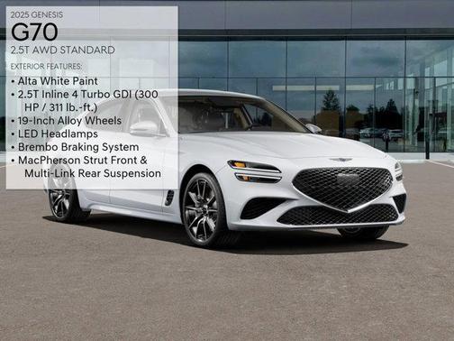 2025 Genesis G70 2.5T AWD