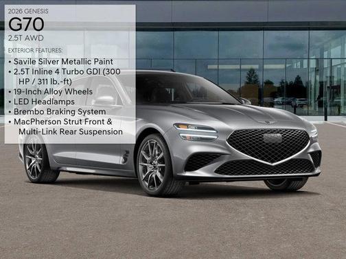 2026 Genesis G70 2.5T AWD