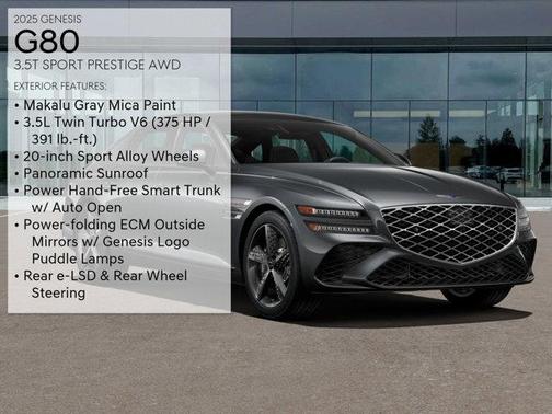 2025 Genesis G80 3.5T Sport Prestige AWD