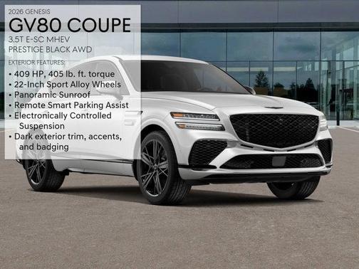 2026 Genesis GV80 Coupe 3.5T e-SC