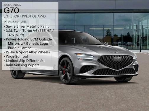 2026 Genesis G70 3.3T AWD Sport Prestige