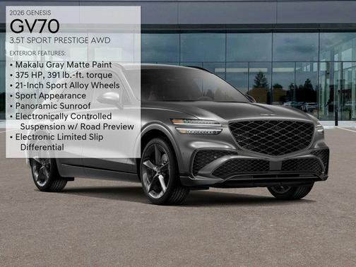 2026 Genesis GV70 3.5T Sport Prestige