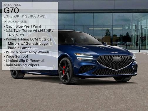 2026 Genesis G70 3.3T AWD Sport Prestige