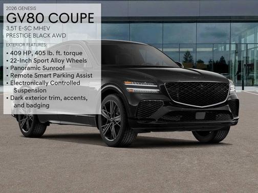 2026 Genesis GV80 Coupe 3.5T e-SC