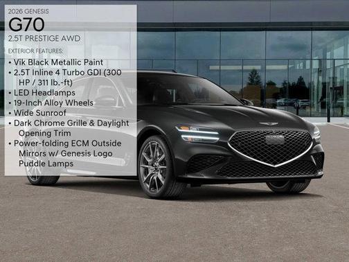 2026 Genesis G70 2.5T AWD Prestige