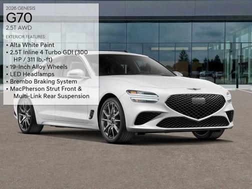 2026 Genesis G70 2.5T AWD