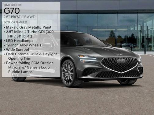 2026 Genesis G70 2.5T AWD Prestige