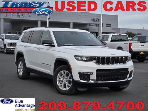 Bright White Clearcoat 2023 Jeep Grand Cherokee LIMITED