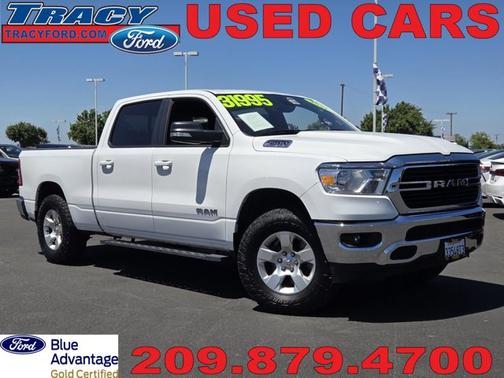 Bright White Clearcoat 2021 RAM 1500 BIG HORN/LONE STAR
