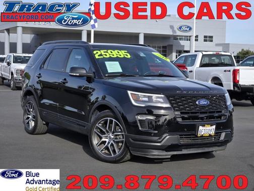 SHADOW BLACK 2018 Ford Explorer SPORT
