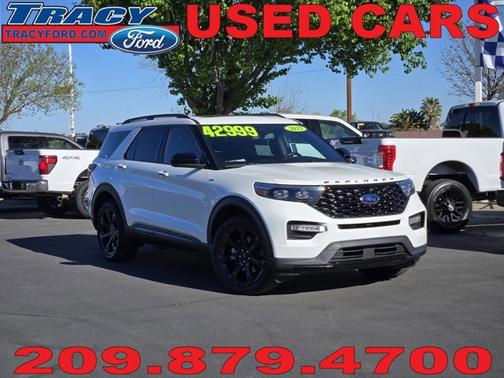 STAR WHITE MET TRI-COAT 2023 Ford Explorer ST-LINE