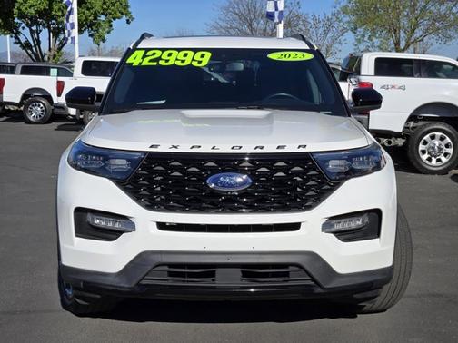 STAR WHITE MET TRI-COAT 2023 Ford Explorer ST-LINE