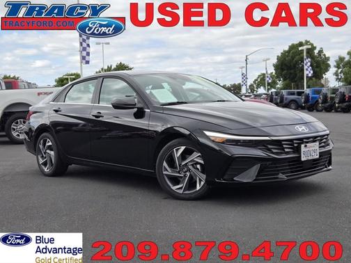 Black 2025 Hyundai ELANTRA LIMITED