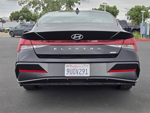 Black 2025 Hyundai ELANTRA LIMITED
