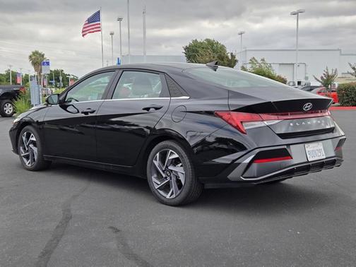 Black 2025 Hyundai ELANTRA LIMITED