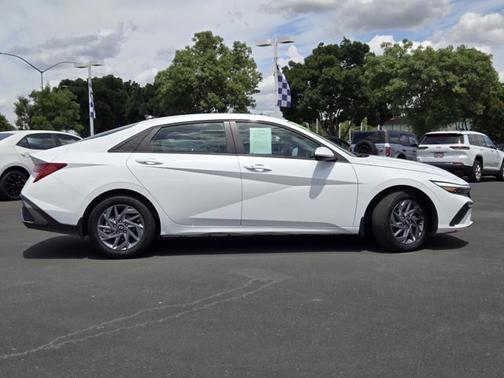 White 2025 Hyundai ELANTRA BLUE