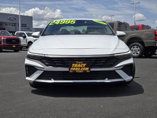 White 2025 Hyundai ELANTRA BLUE