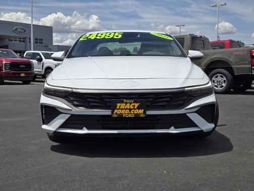 White 2025 Hyundai ELANTRA BLUE