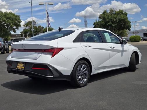 White 2025 Hyundai ELANTRA BLUE