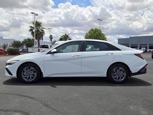 White 2025 Hyundai ELANTRA BLUE