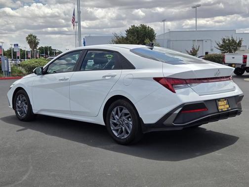 White 2025 Hyundai ELANTRA BLUE