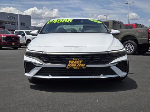 White 2025 Hyundai ELANTRA BLUE