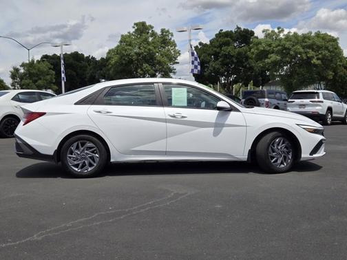 White 2025 Hyundai ELANTRA BLUE