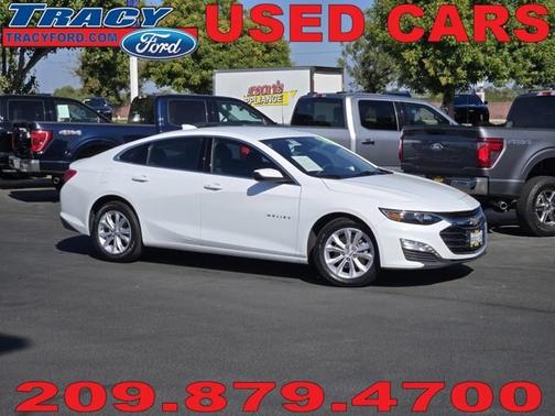 Summit White 2025 Chevrolet Malibu LT W/1LT