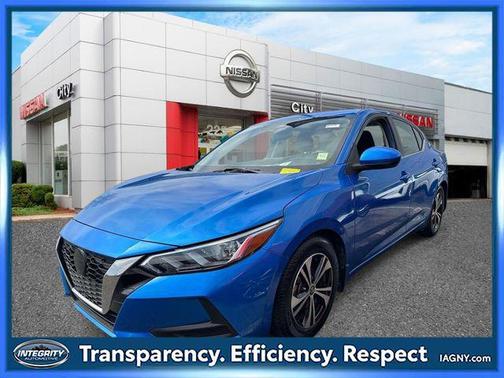 Electric Blue Metallic 2022 Nissan Sentra SV