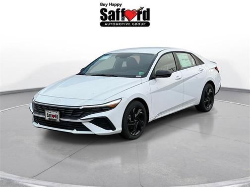 Serenity White 2026 Hyundai ELANTRA Sport Sedan