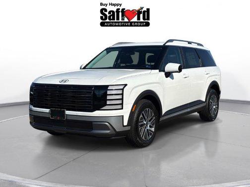 Creamy White Pearl 2027 Hyundai SANTA FE HEV SEL Premium