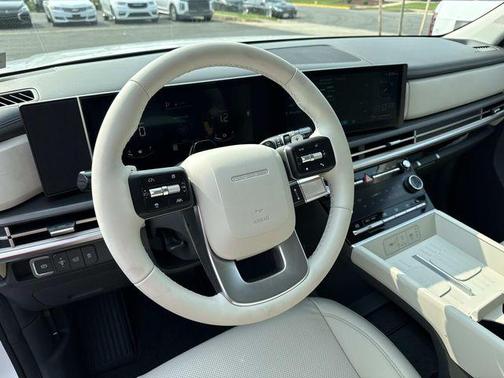 Serenity White 2026 Hyundai SANTA FE HEV SEL AWD
