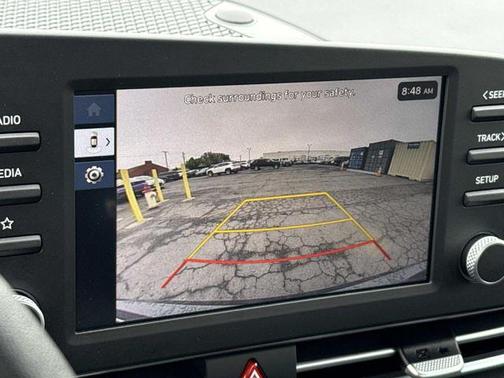 Amazon Gray 2025 Hyundai ELANTRA HEV Blue