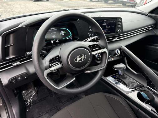 Amazon Gray 2025 Hyundai ELANTRA HEV Blue