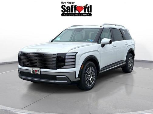 Creamy White Pearl 2026 Hyundai Palisade Hybrid SEL Premium 8P