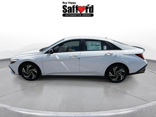 Serenity White 2025 Hyundai ELANTRA HEV SEL Sport