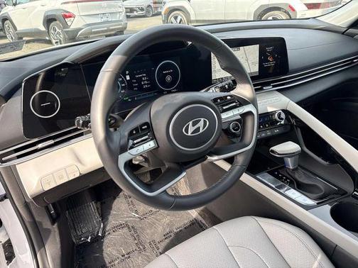 Serenity White 2025 Hyundai ELANTRA HEV Limited