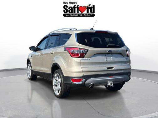 White Gold Metallic 2017 Ford Escape Titanium