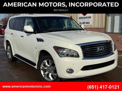 White 2014 INFINITI QX80 Base
