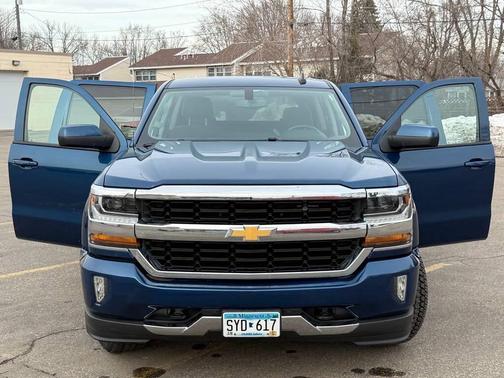 Blue 2018 Chevrolet Silverado 1500 1LT