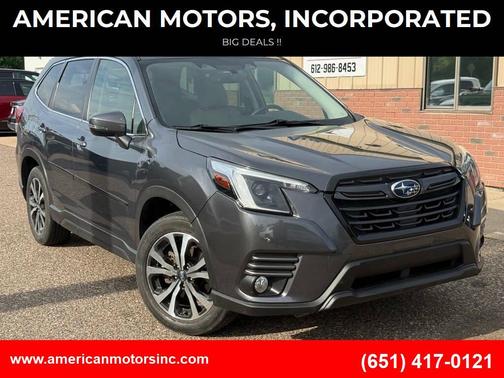Gray 2022 Subaru Forester Limited