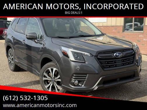 Gray 2022 Subaru Forester Limited