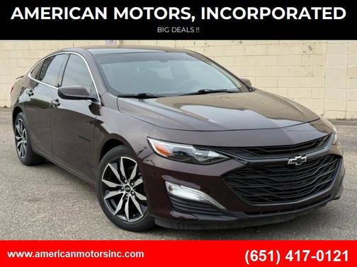 Burgundy 2020 Chevrolet Malibu RS 4dr Sedan