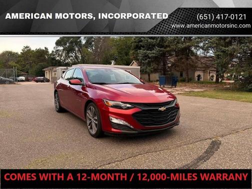 Red 2022 Chevrolet Malibu LT
