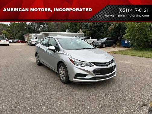 Silver 2018 Chevrolet Cruze LS