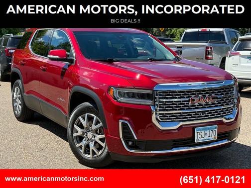 Red 2020 GMC Acadia SLT 4x4 4dr SUV