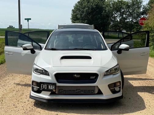 White 2015 Subaru WRX STI Limited