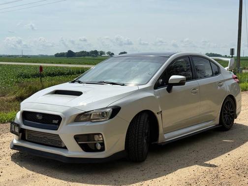 White 2015 Subaru WRX STI Limited